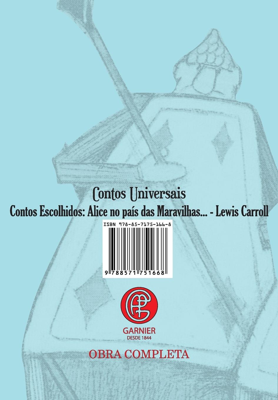 Rückseitencover Contos Escolhidos - Alice No País Das Maravilhas