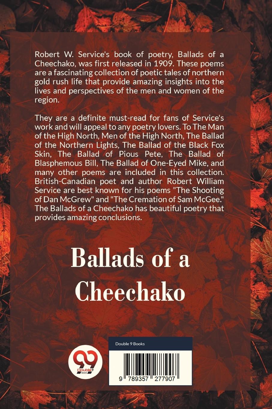 Rückseitencover Ballads of a Cheechako