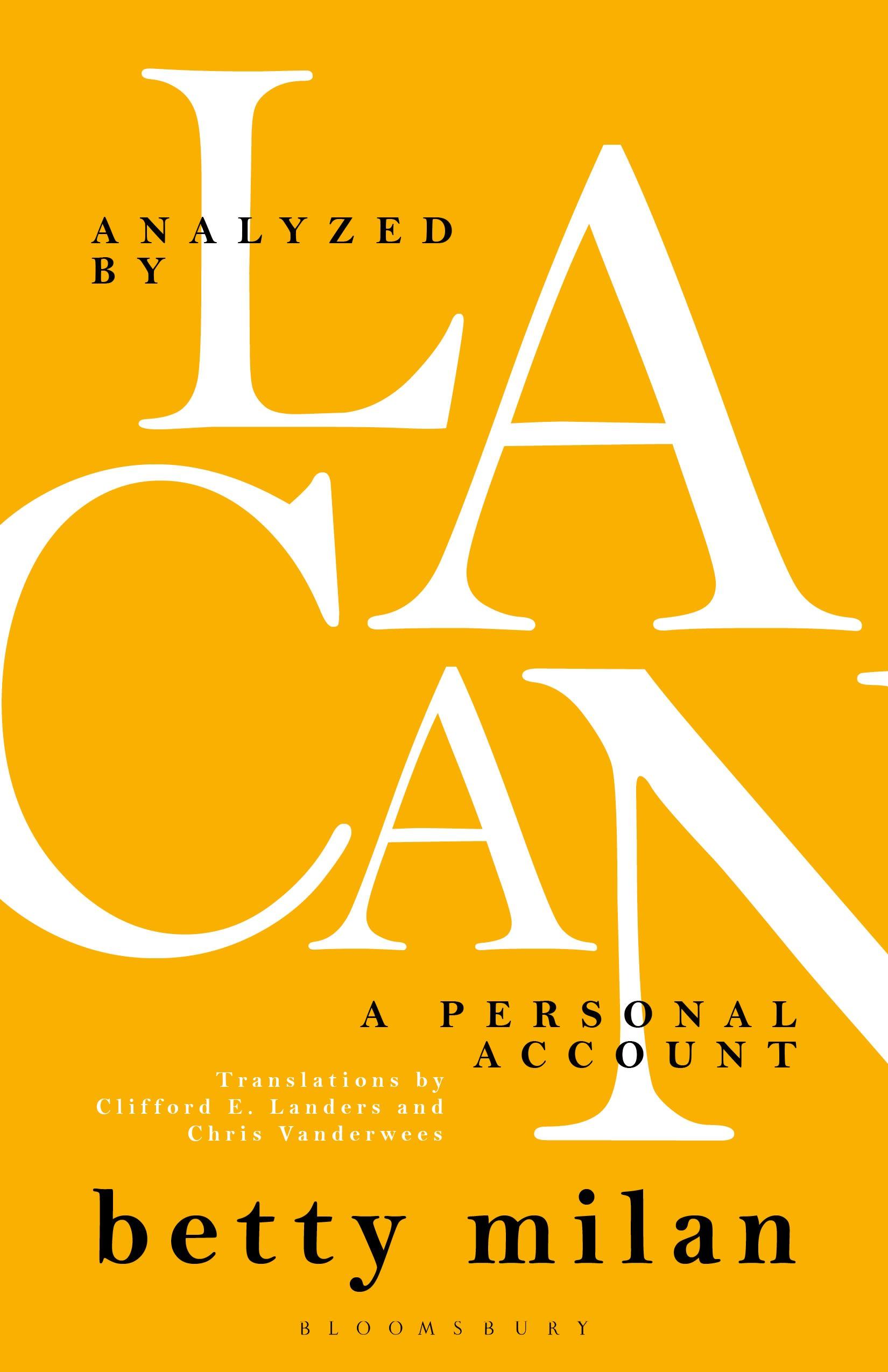 Vorderes Coverbild Analyzed by Lacan
