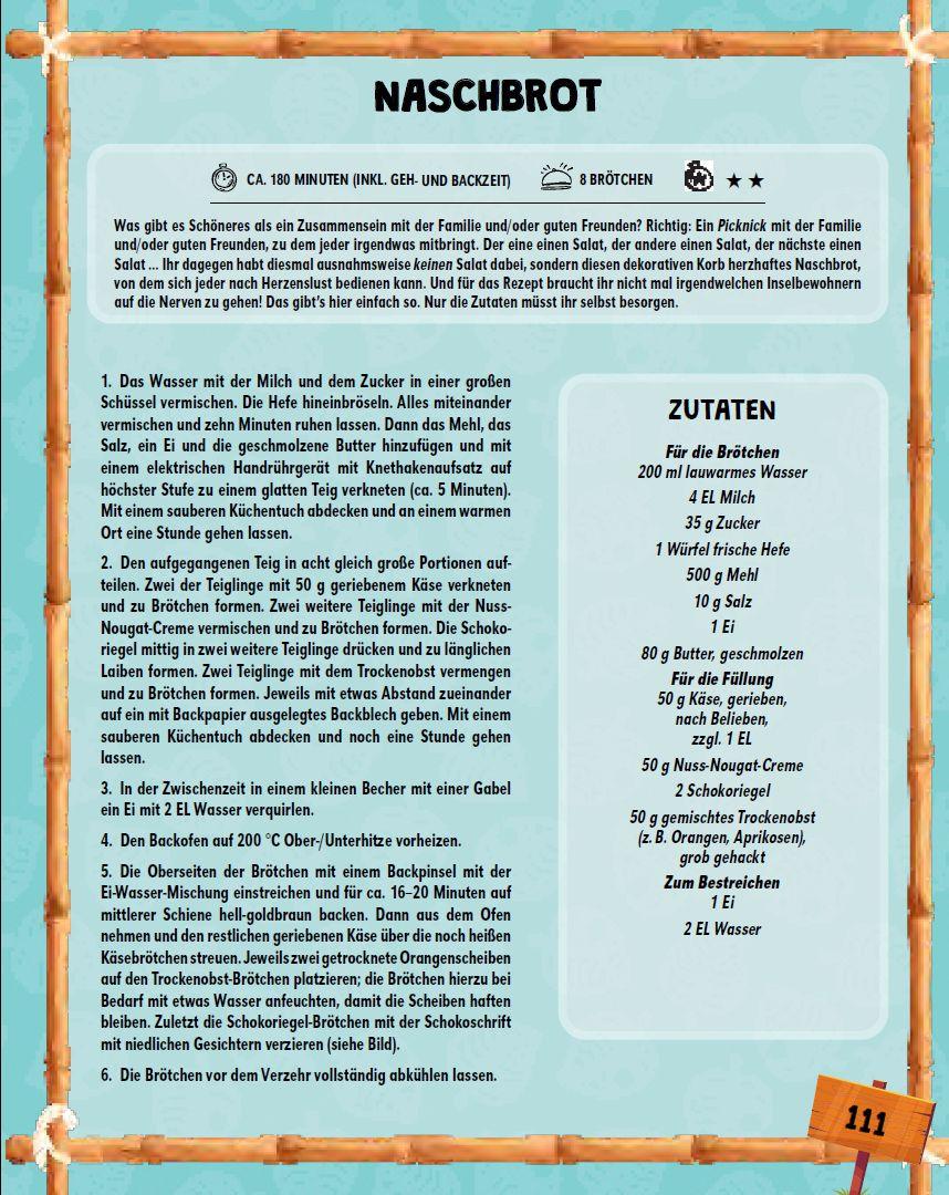Beispielinhalt (Bild) Das inoffizielle Animal Crossing Kochbuch