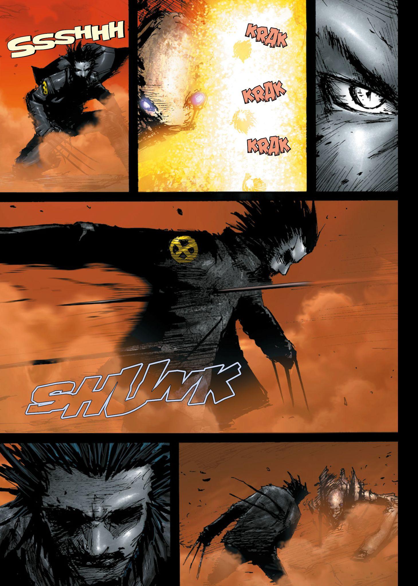 Beispielinhalt (Bild) Wolverine: Snikt (Manga)