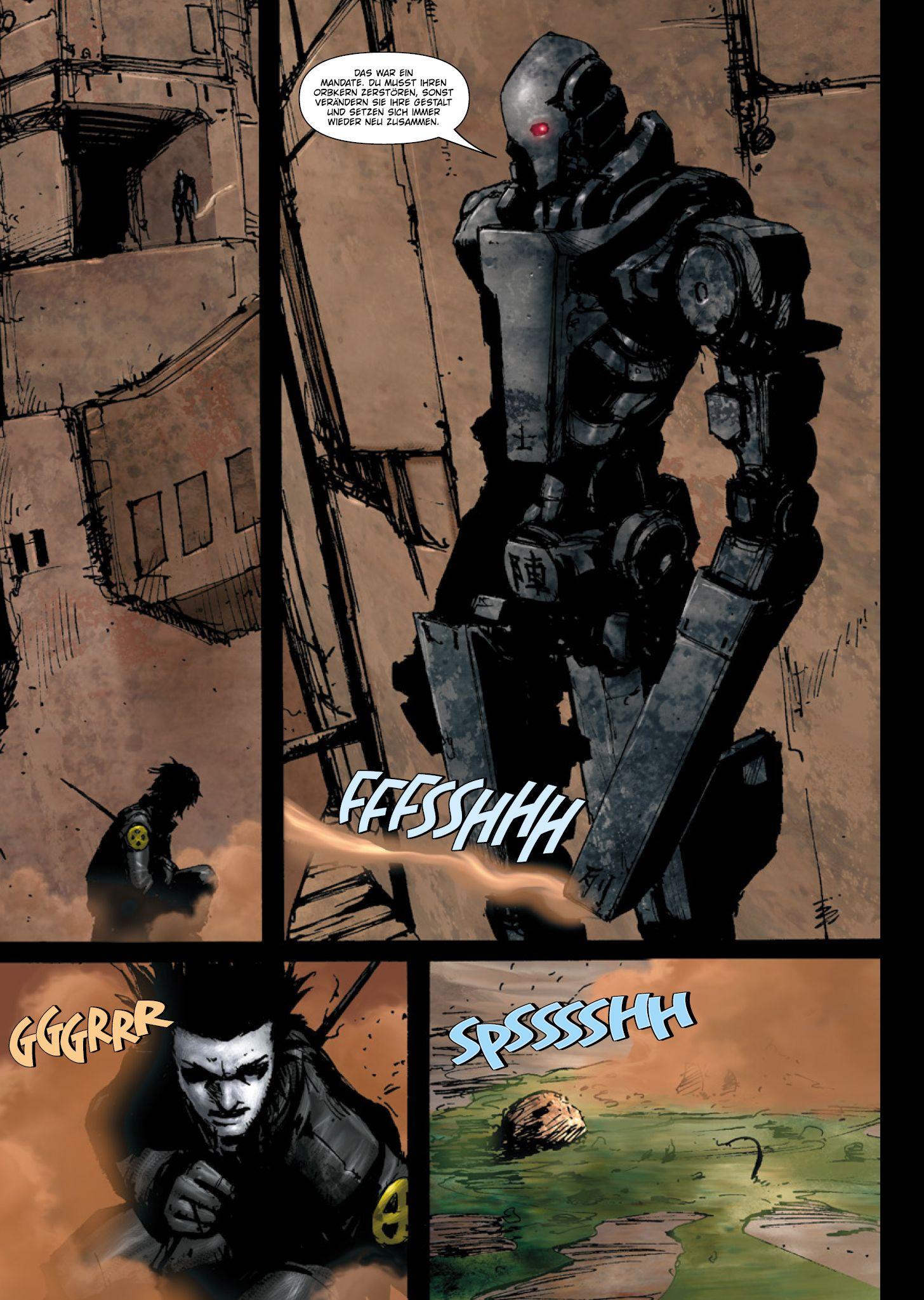 Beispielinhalt (Bild) Wolverine: Snikt (Manga)
