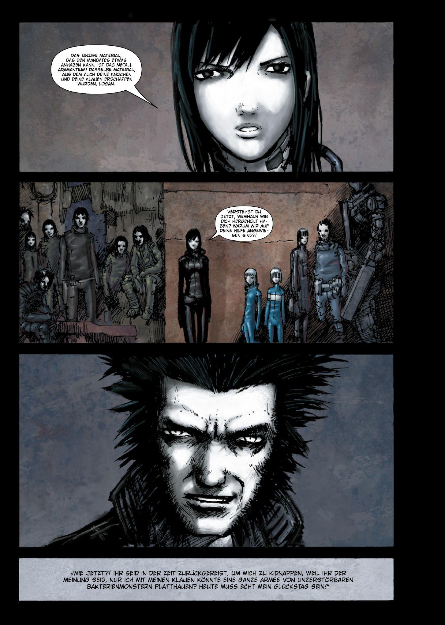 Beispielinhalt (Bild) Wolverine: Snikt (Manga)
