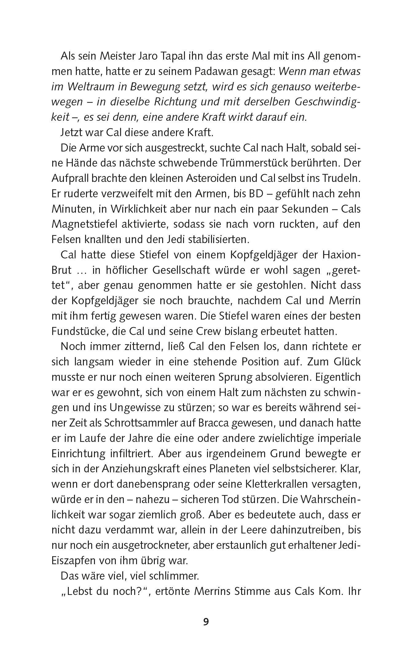 Beispielinhalt (Bild) Star Wars: Jedi - Kampfnarben