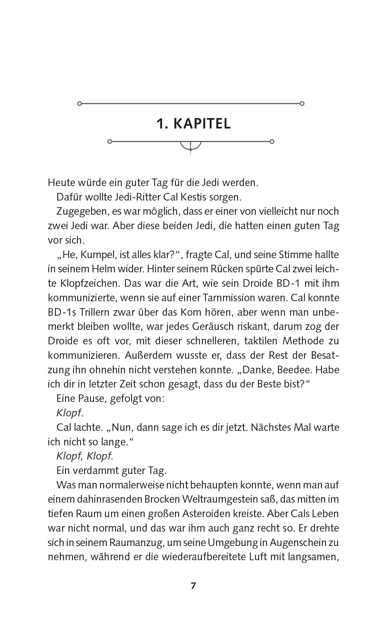 Beispielinhalt (Bild) Star Wars: Jedi - Kampfnarben