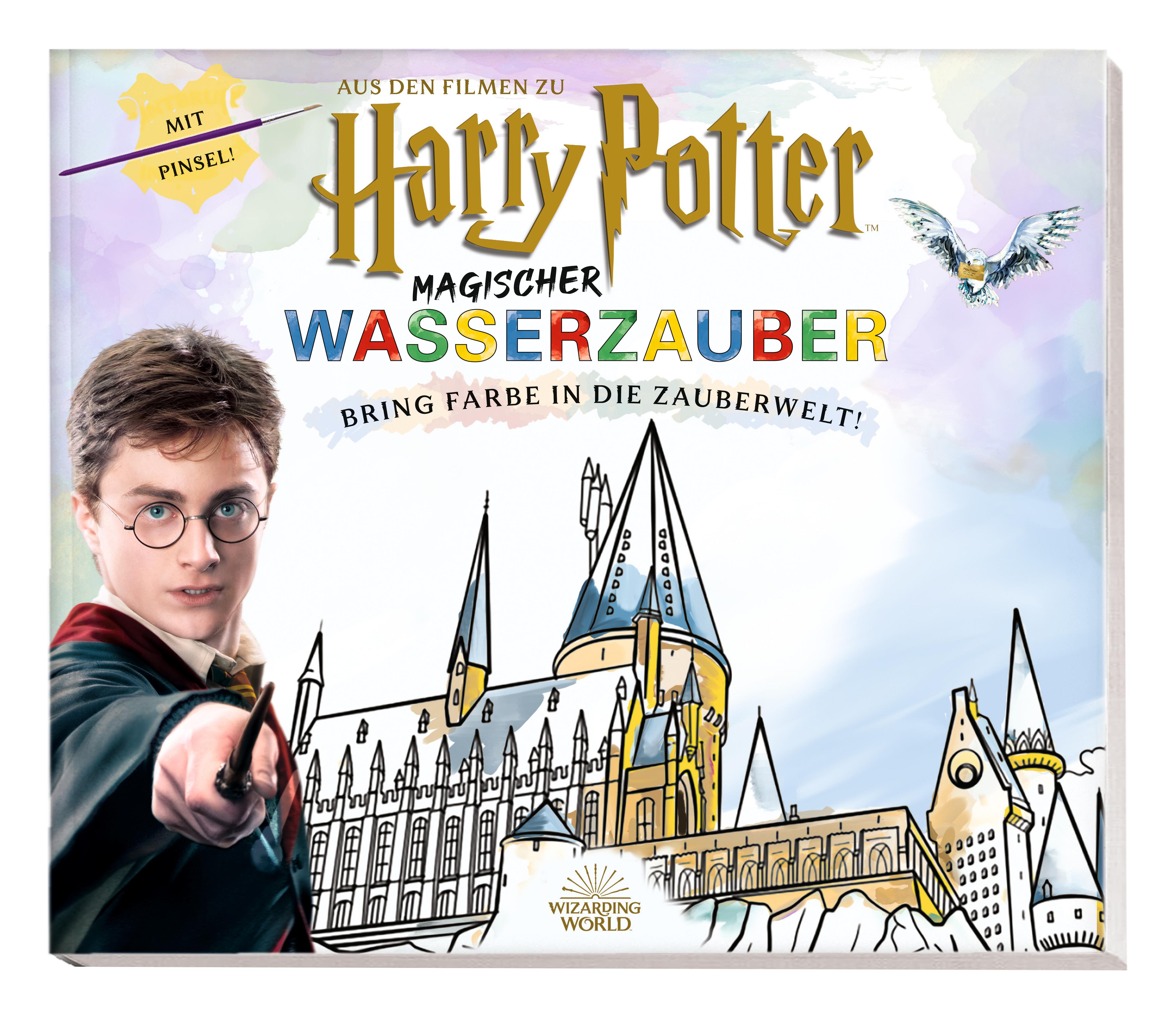 Vorderes Coverbild Aus den Filmen zu Harry Potter: Magischer Wasserzauber - Bring Farbe in die Zauberwelt!