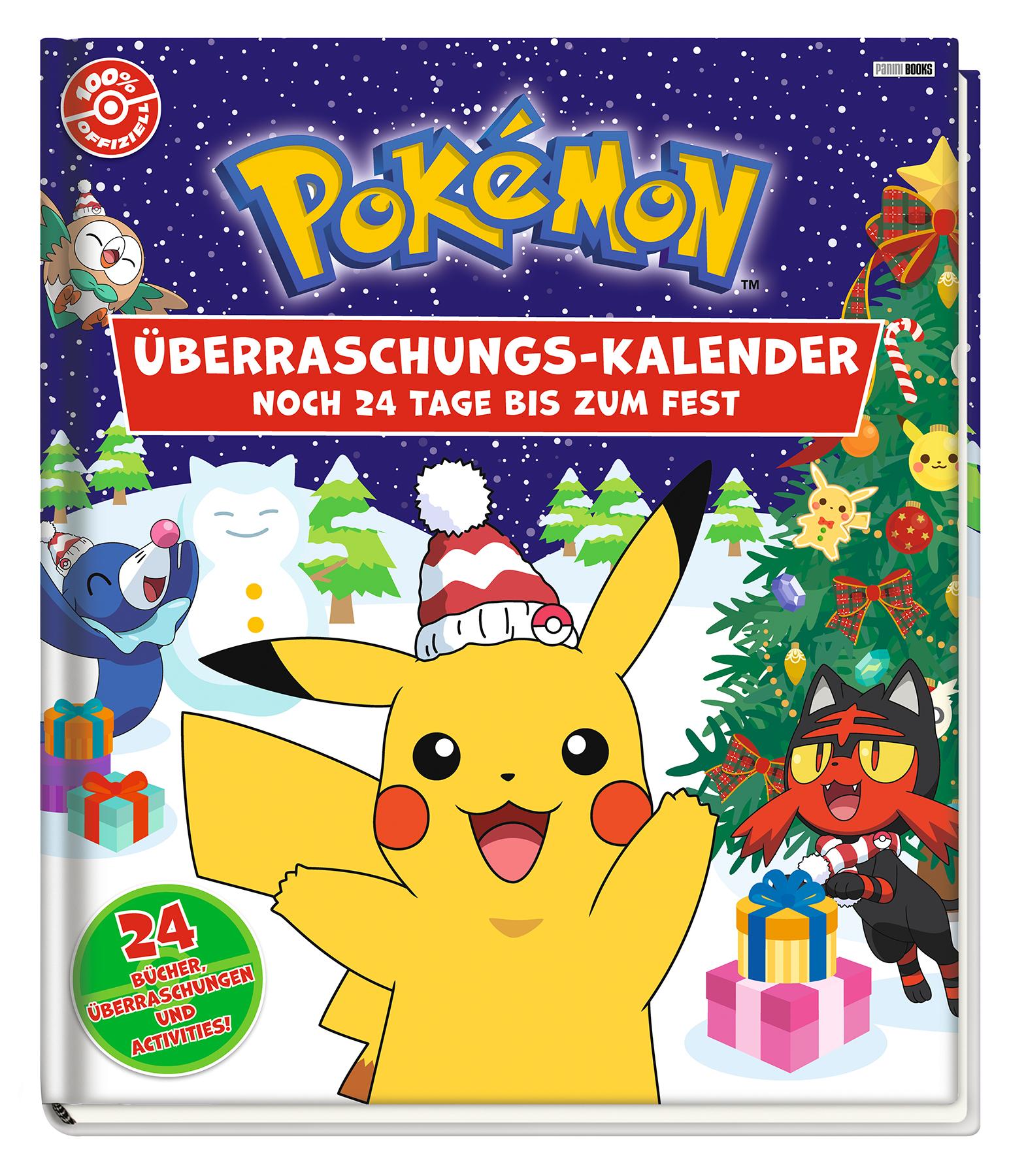 Vorderes Coverbild Pokémon: Überraschungskalender: Noch 24 Tage bis zum Fest