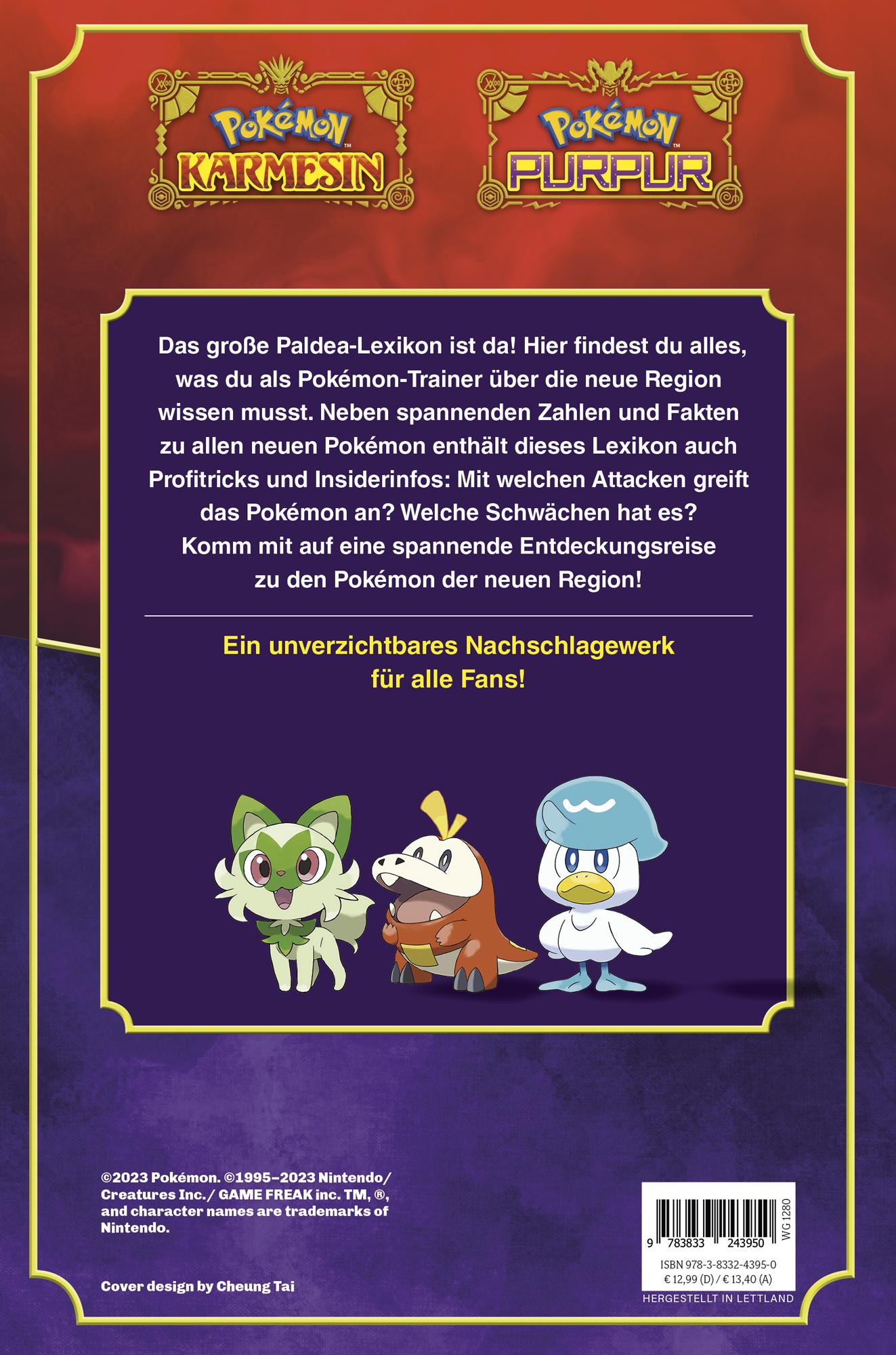 Rückseitencover Pokémon: Das große Paldea-Lexikon