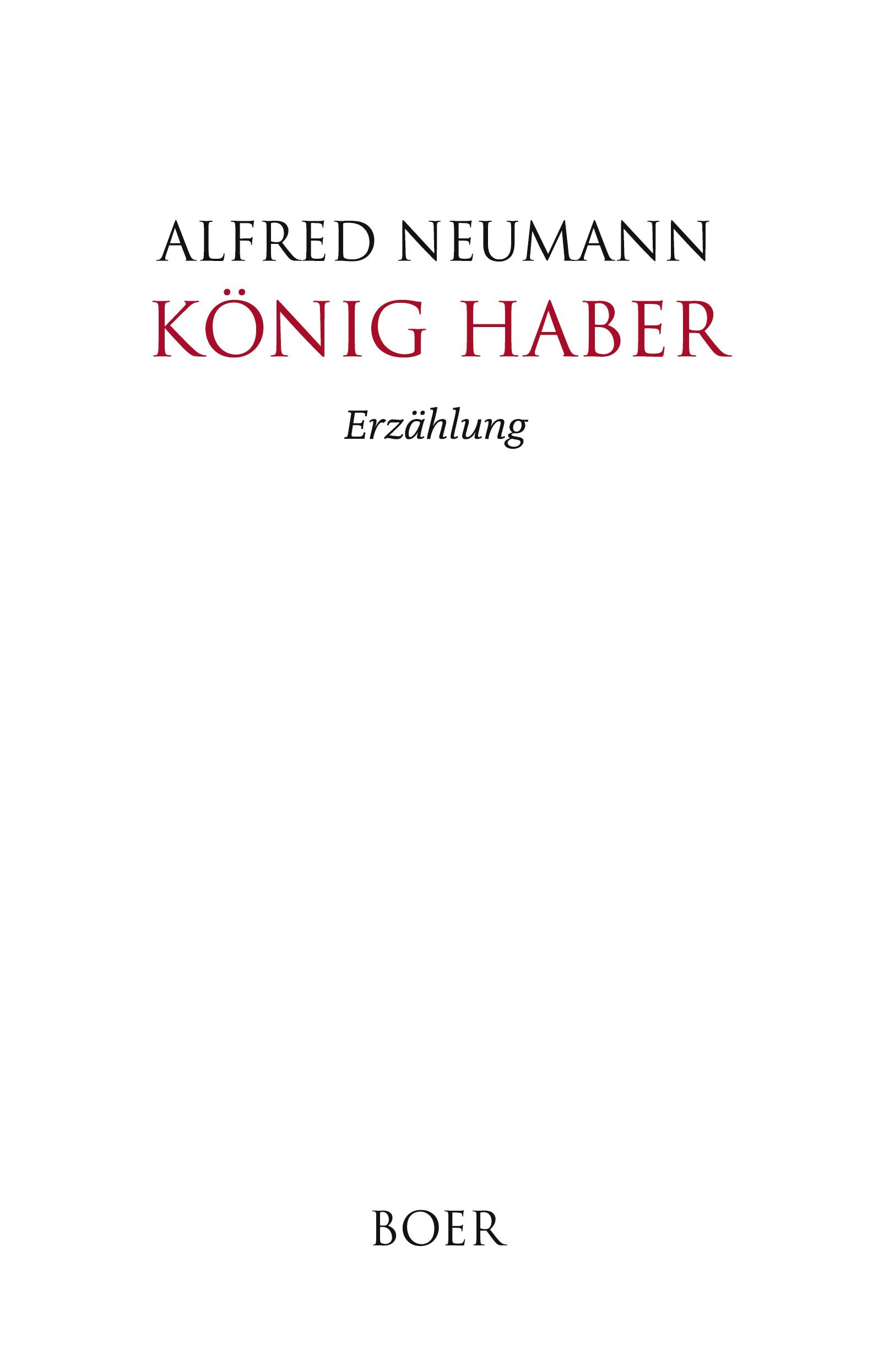 Vorderes Coverbild König Haber