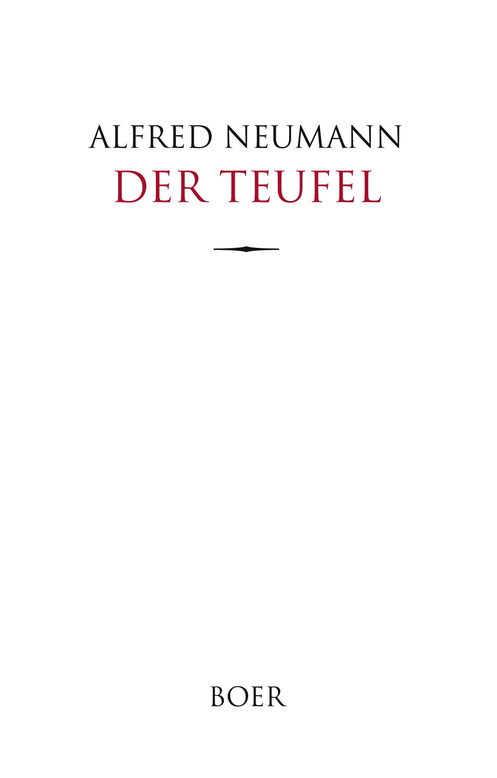 Vorderes Coverbild Der Teufel