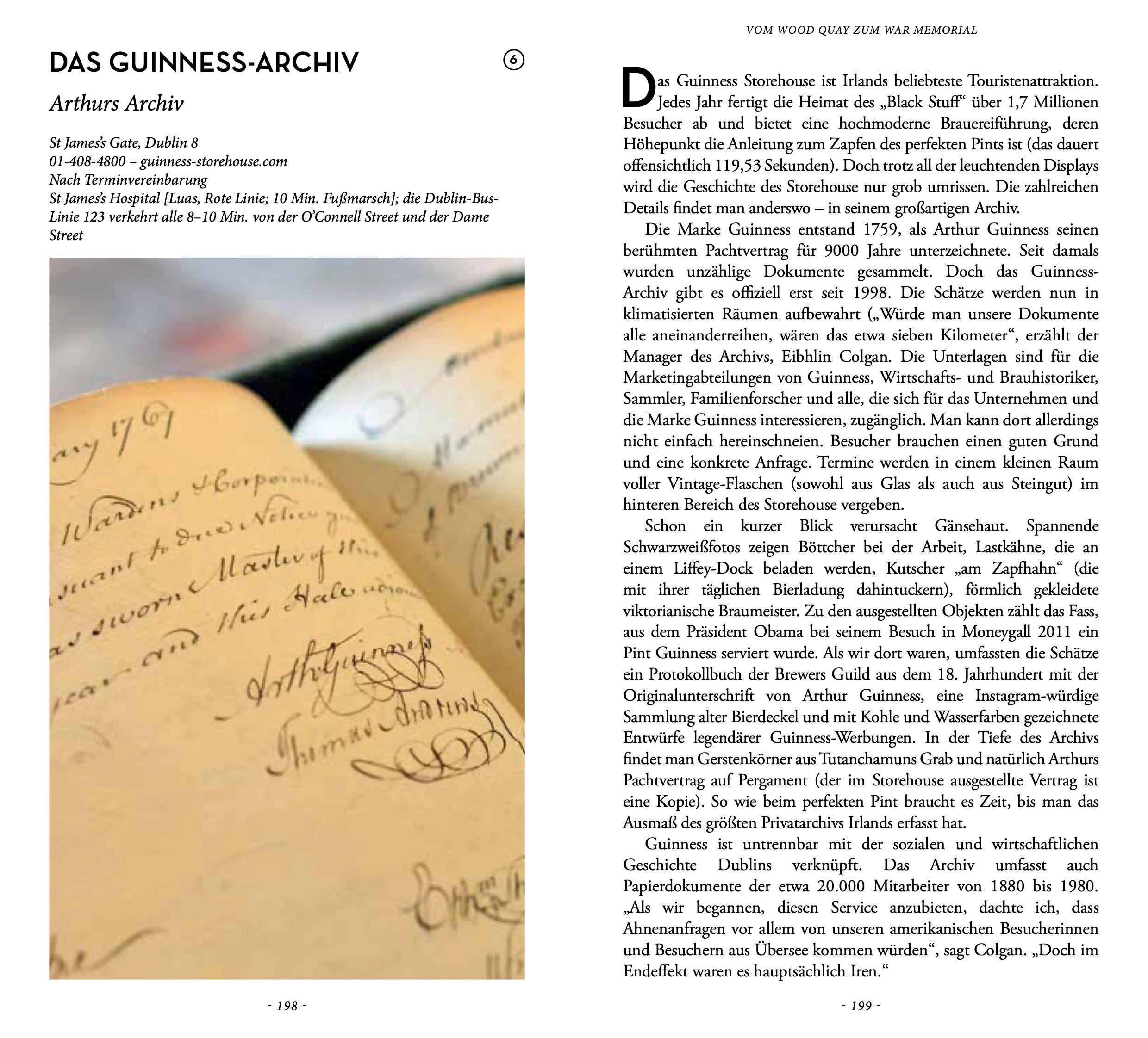 Beispielinhalt (Bild) Verborgenes Dublin