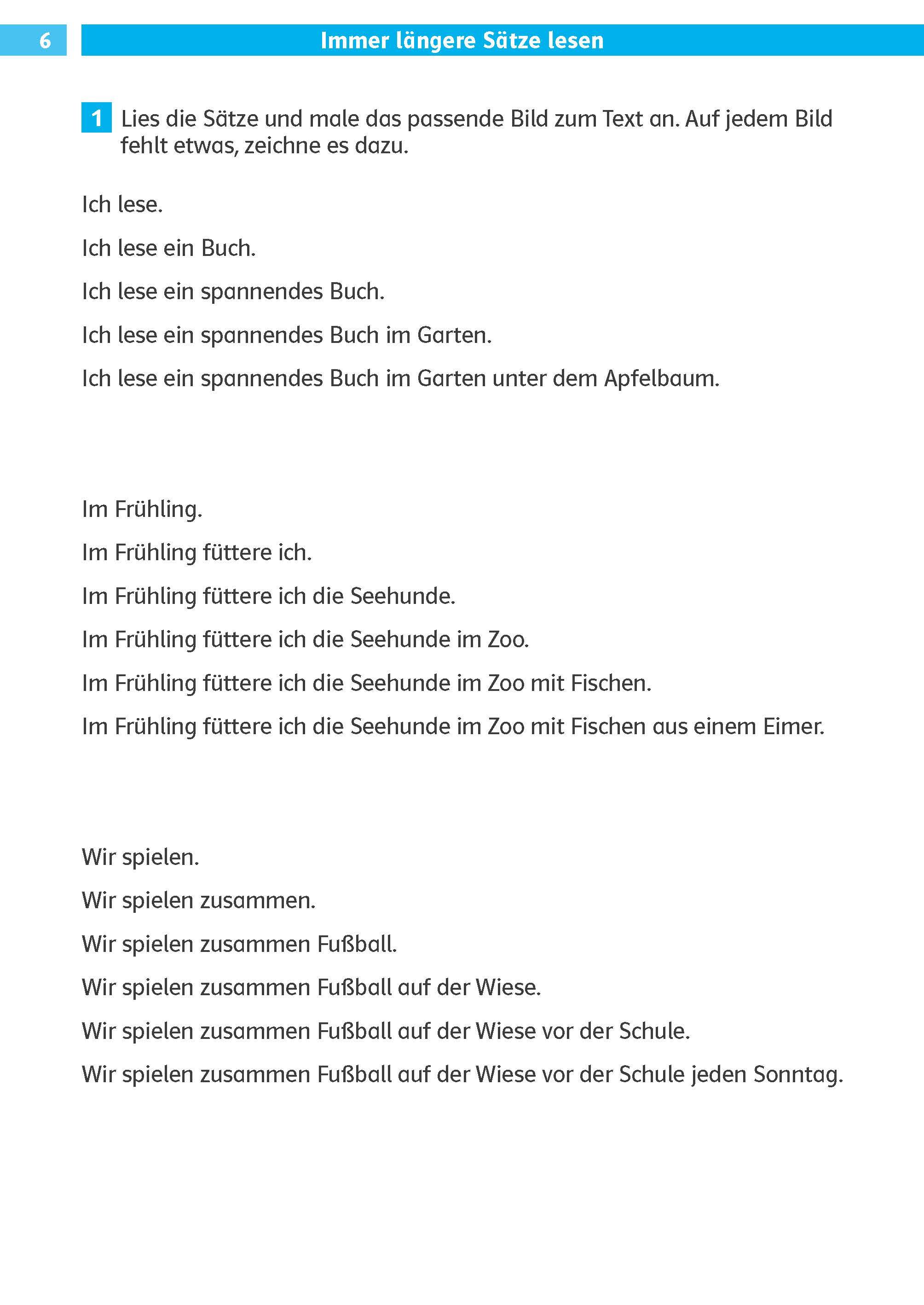Beispielinhalt (Bild) Die Deutsch-Helden: Lesen und verstehen 3. Klasse