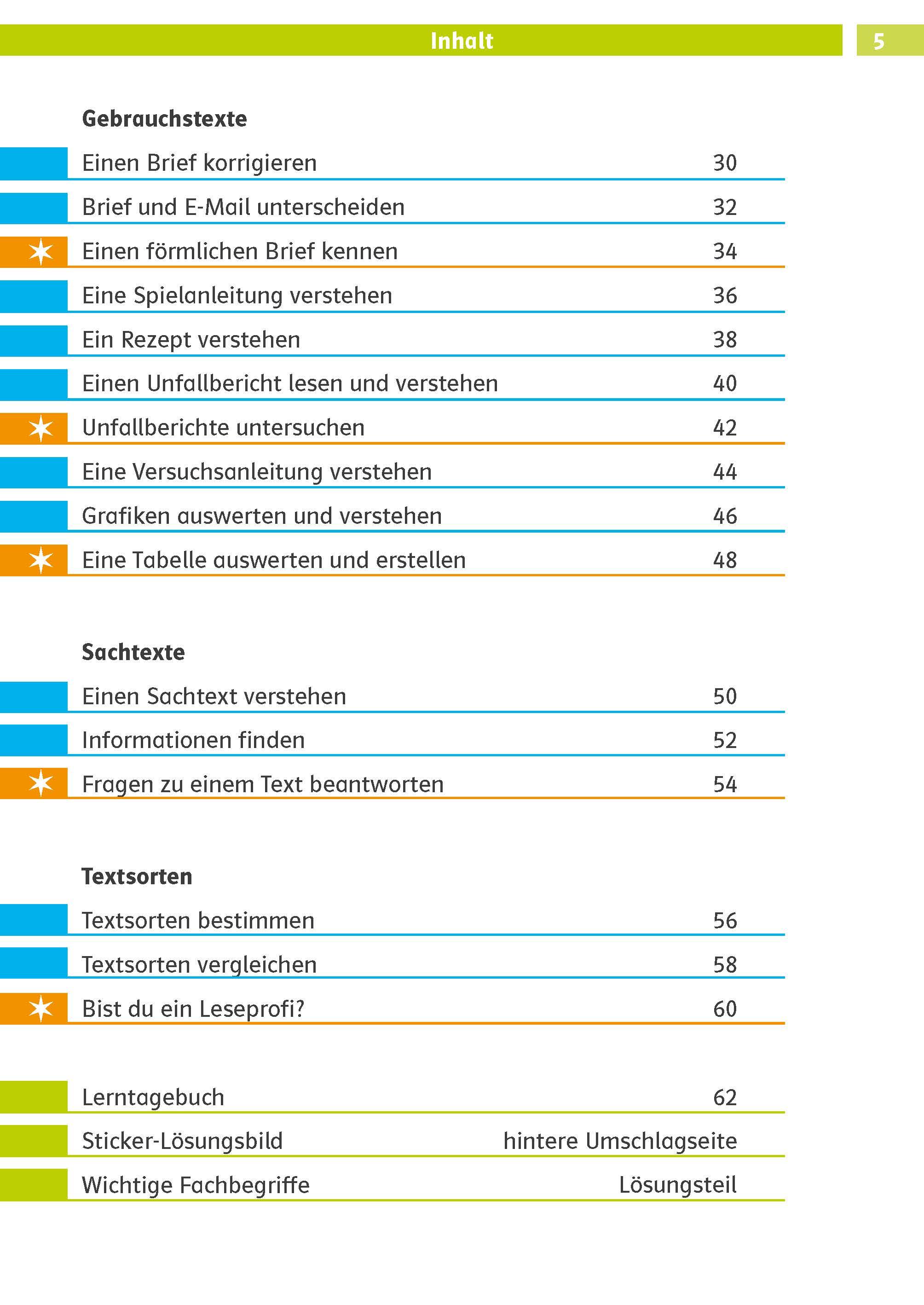 Beispielinhalt (Bild) Die Deutsch-Helden: Lesen und verstehen 3. Klasse