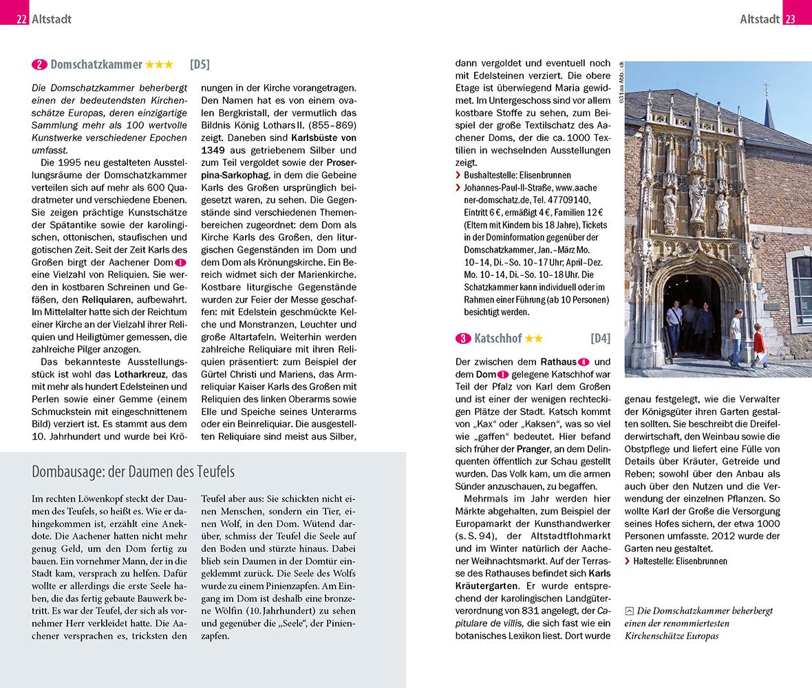 Beispielinhalt (Bild) Reise Know-How CityTrip Aachen