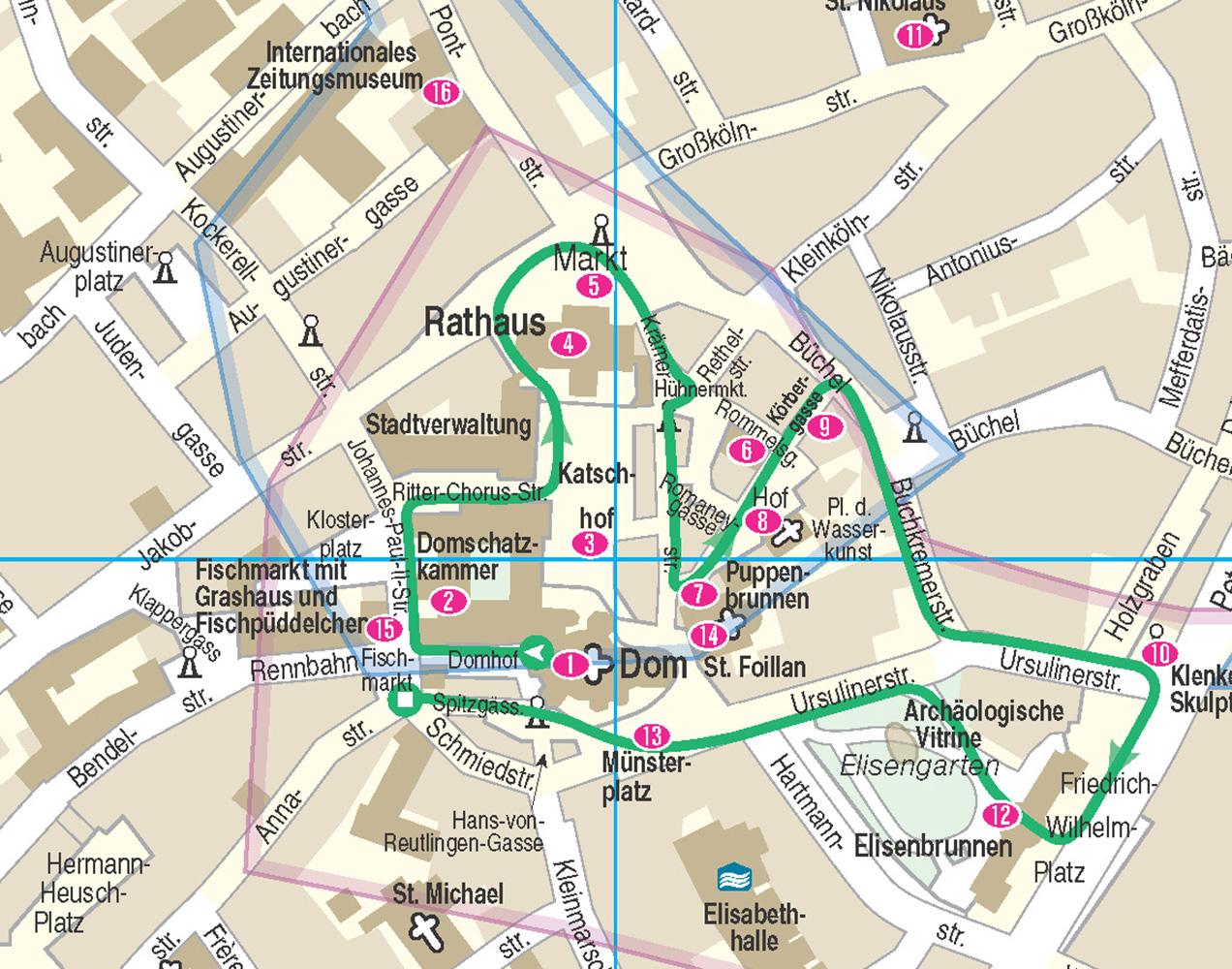 Beispielinhalt (Bild) Reise Know-How CityTrip Aachen