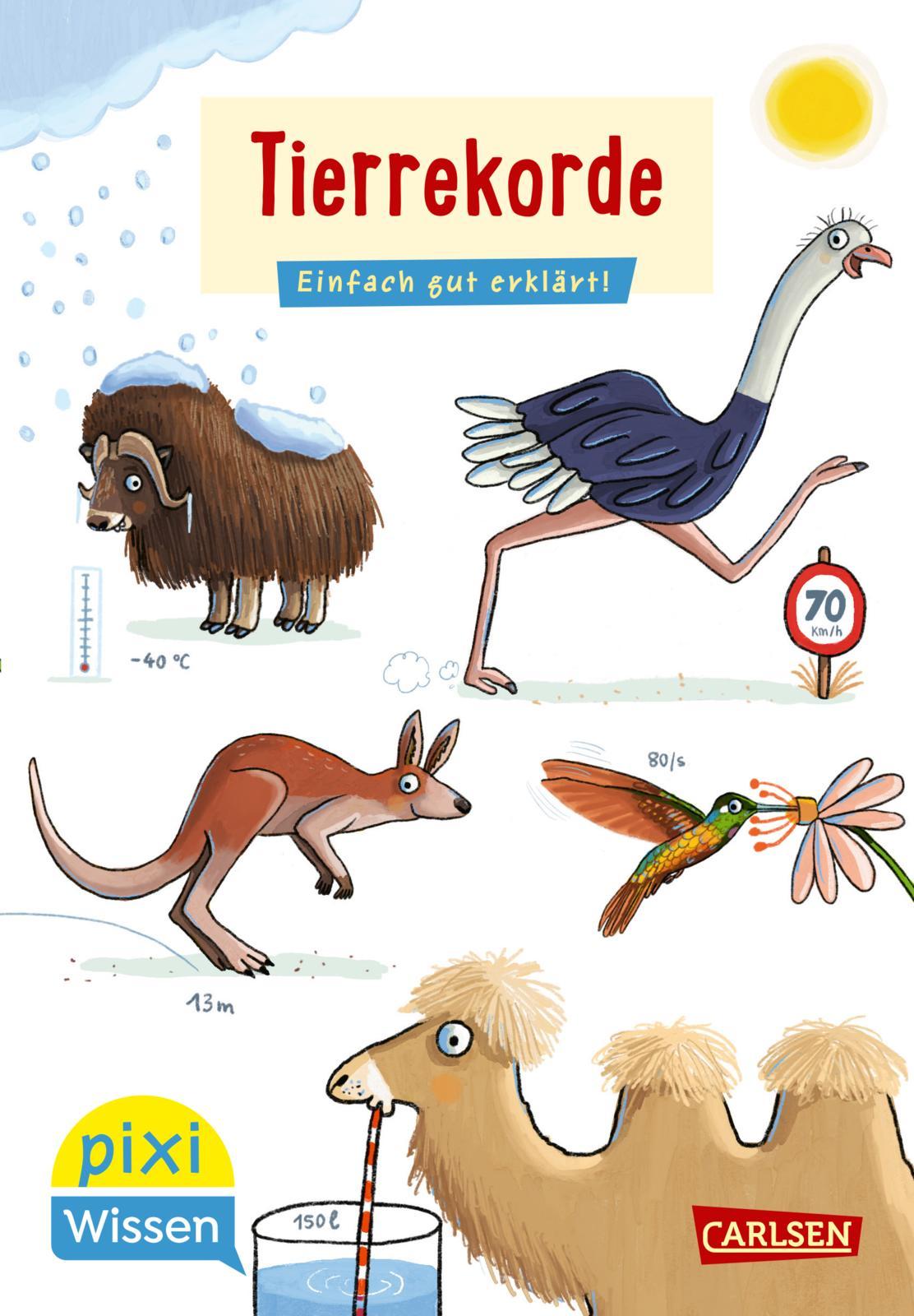 Vorderes Coverbild Pixi Wissen 116: VE 5 Tierrekorde