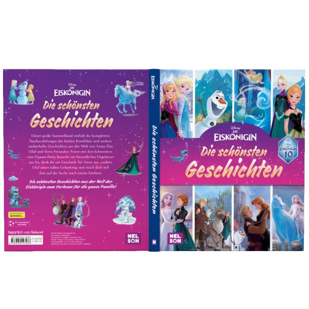 Beispielinhalt (Bild) Disney Die Eiskönigin: 10 Jahre Eiskönigin: Die schönsten Geschichten zum Vorlesen