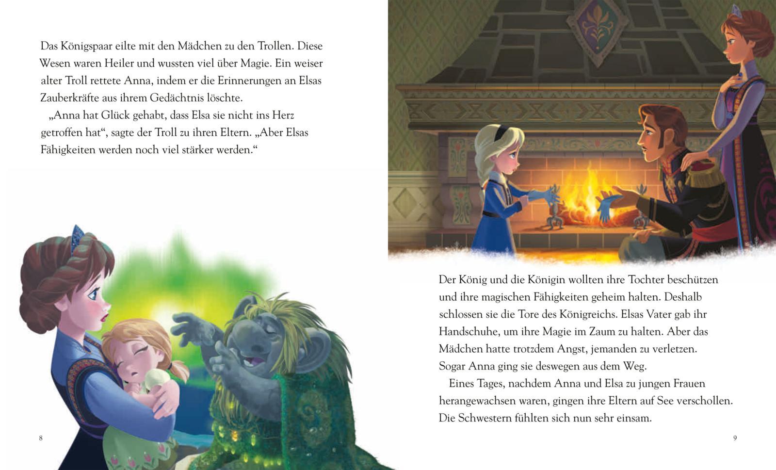 Beispielinhalt (Bild) Disney Die Eiskönigin: 10 Jahre Eiskönigin: Die schönsten Geschichten zum Vorlesen