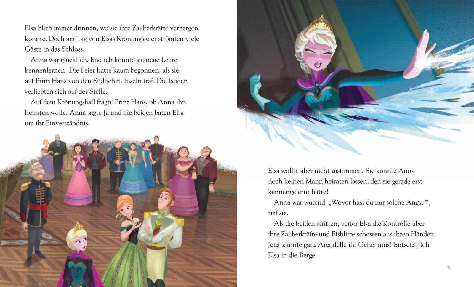 Beispielinhalt (Bild) Disney Die Eiskönigin: 10 Jahre Eiskönigin: Die schönsten Geschichten zum Vorlesen