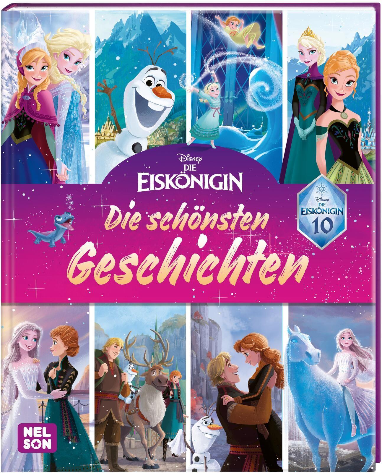 Vorderes Coverbild Disney Die Eiskönigin: 10 Jahre Eiskönigin: Die schönsten Geschichten zum Vorlesen