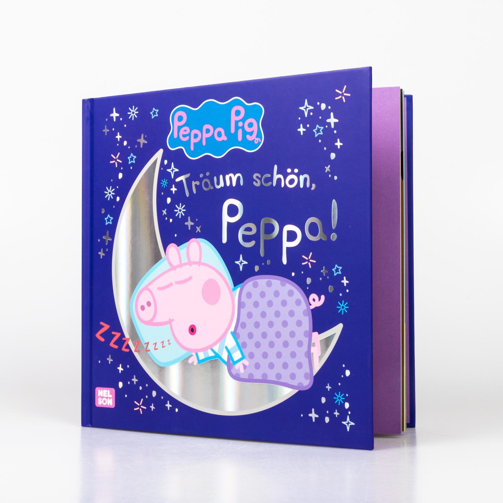 Beispielinhalt (Bild) Peppa Wutz Bilderbuch: Träum schön, Peppa!