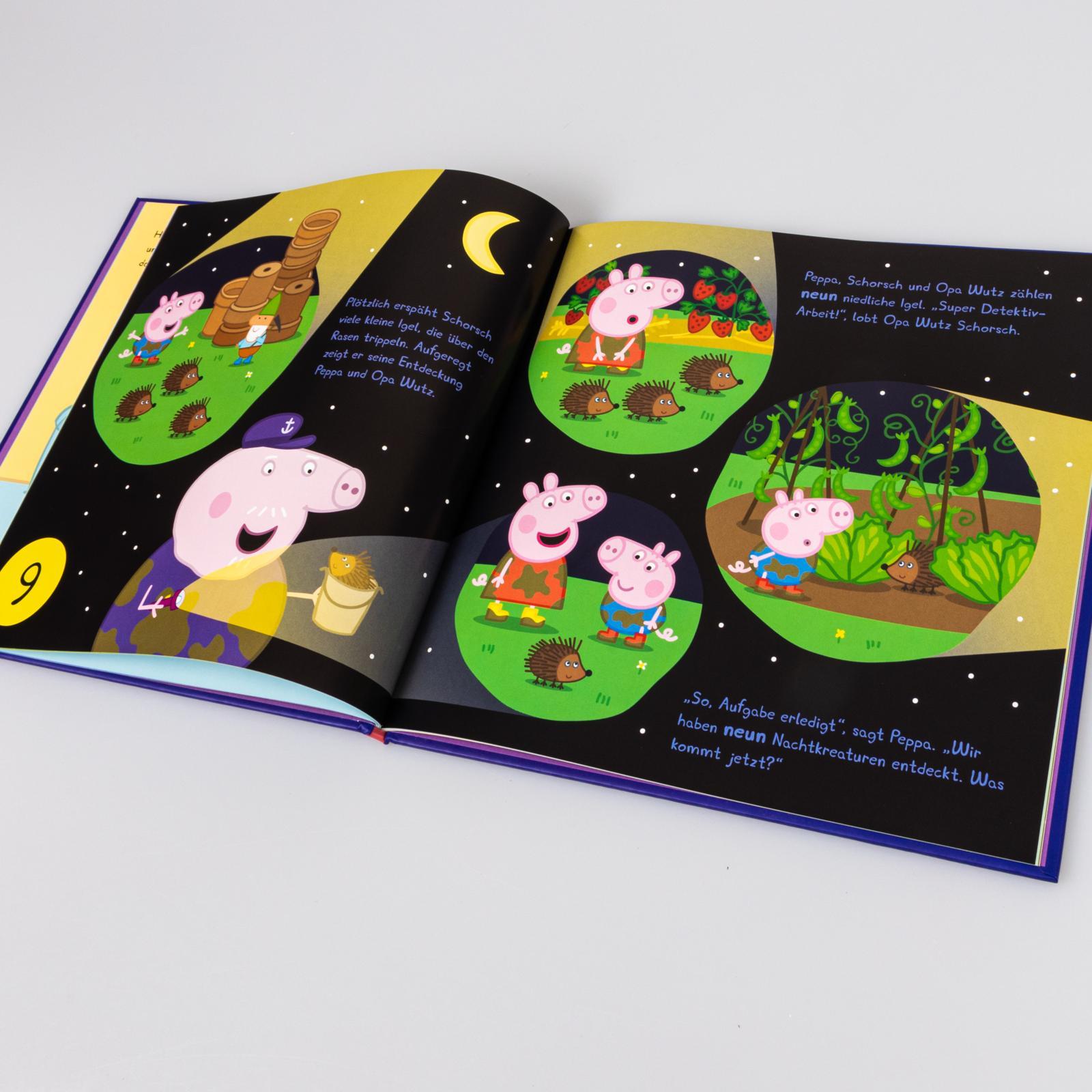 Beispielinhalt (Bild) Peppa Wutz Bilderbuch: Träum schön, Peppa!
