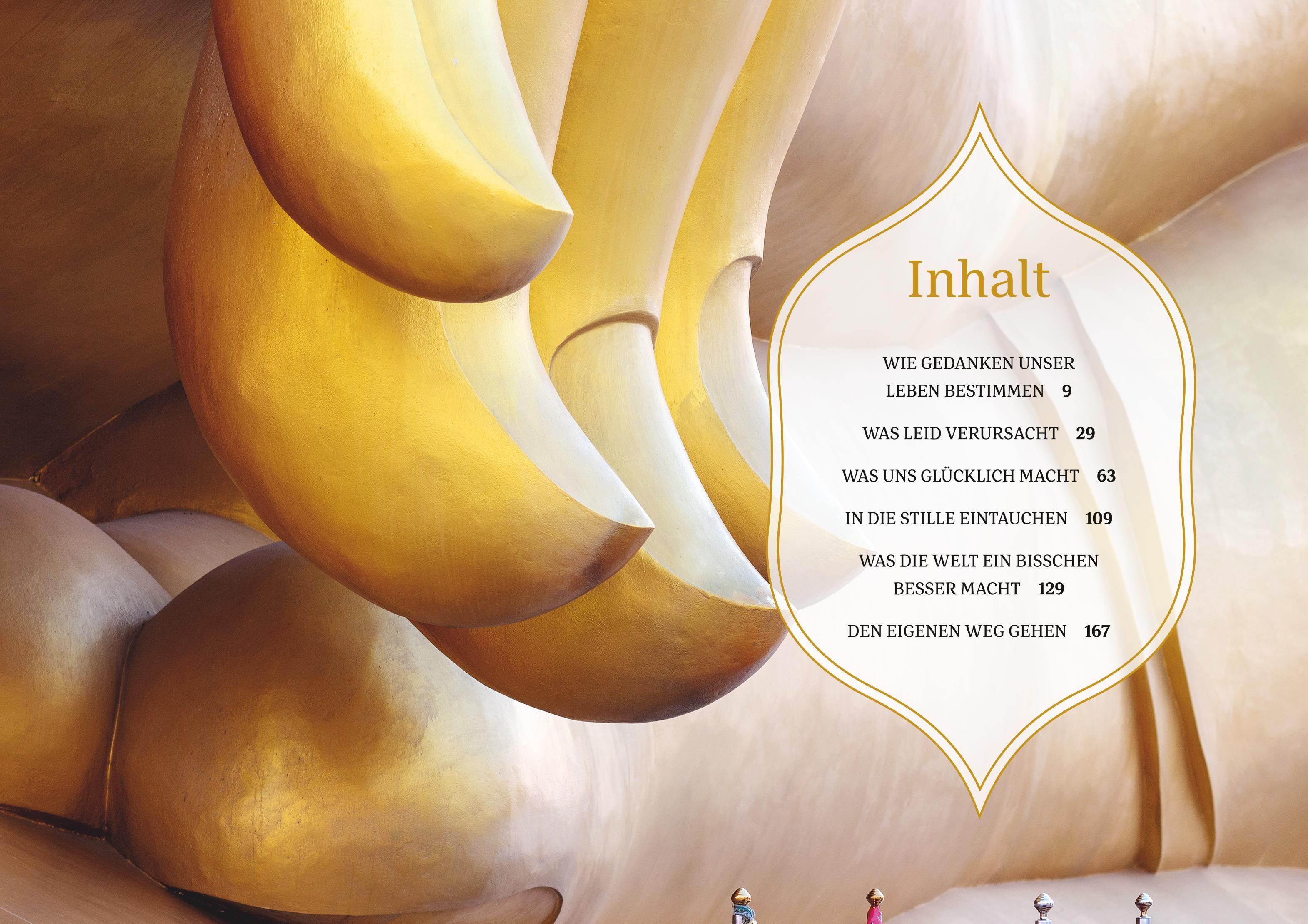 Beispielinhalt (Bild) Buddhas Weisheit in 40 Sprüchen