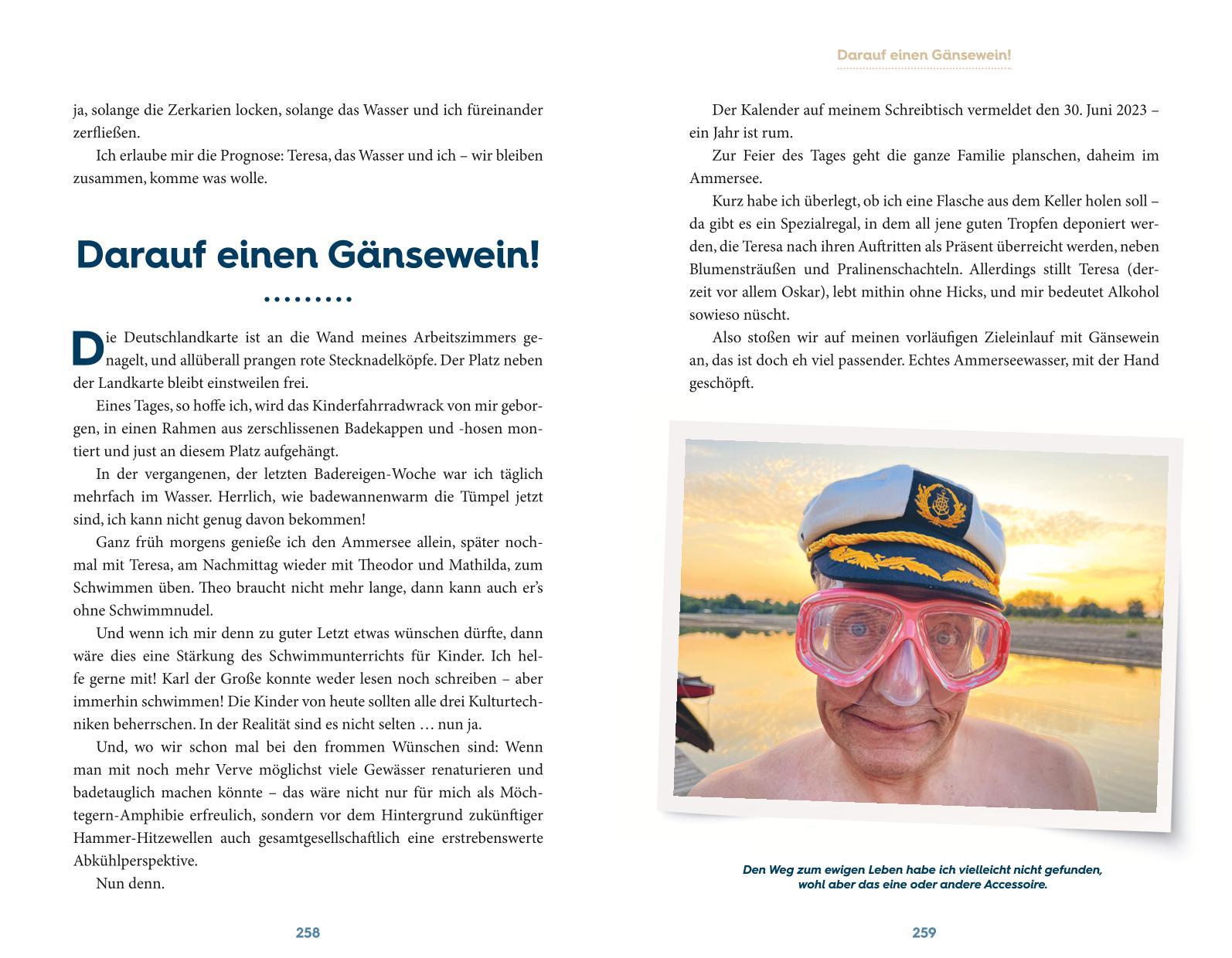 Beispielinhalt (Bild) Herr Boning geht baden