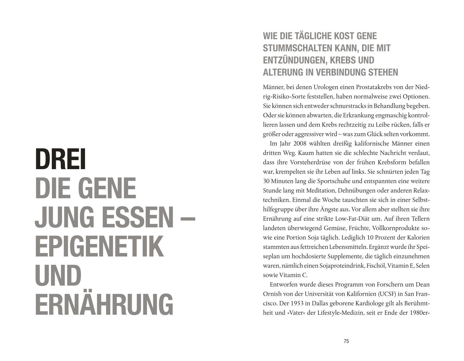 Beispielinhalt (Bild) Verjünge deine Gene!