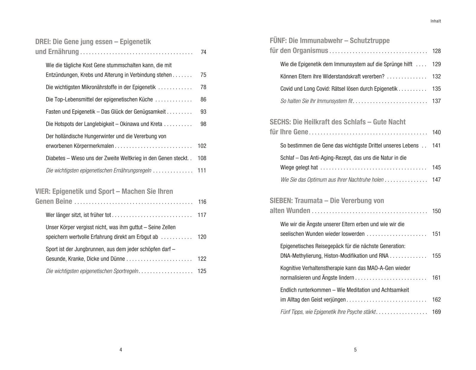 Beispielinhalt (Bild) Verjünge deine Gene!