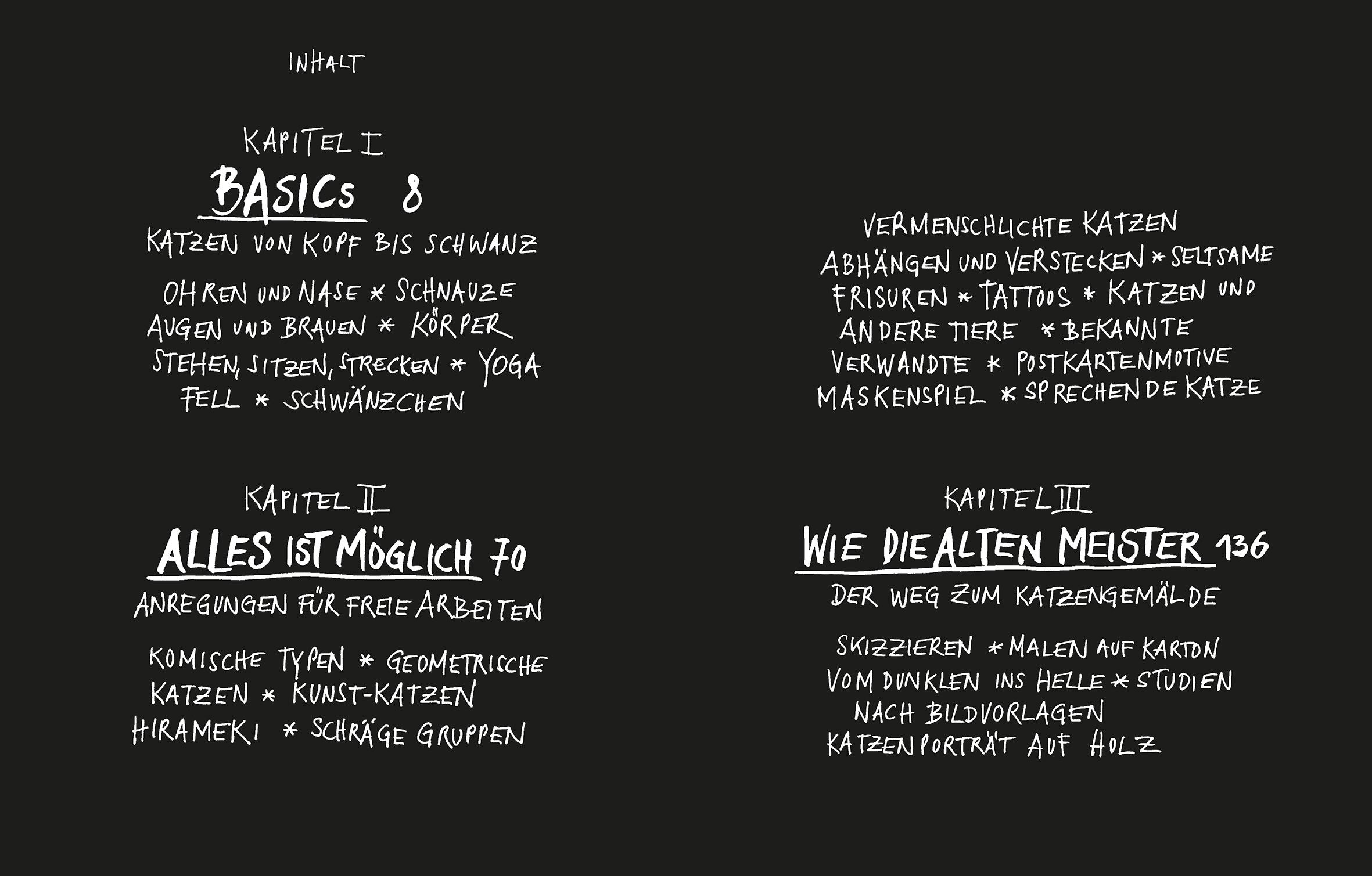 Beispielinhalt (Bild) Ich kann (keine) Katzen zeichnen