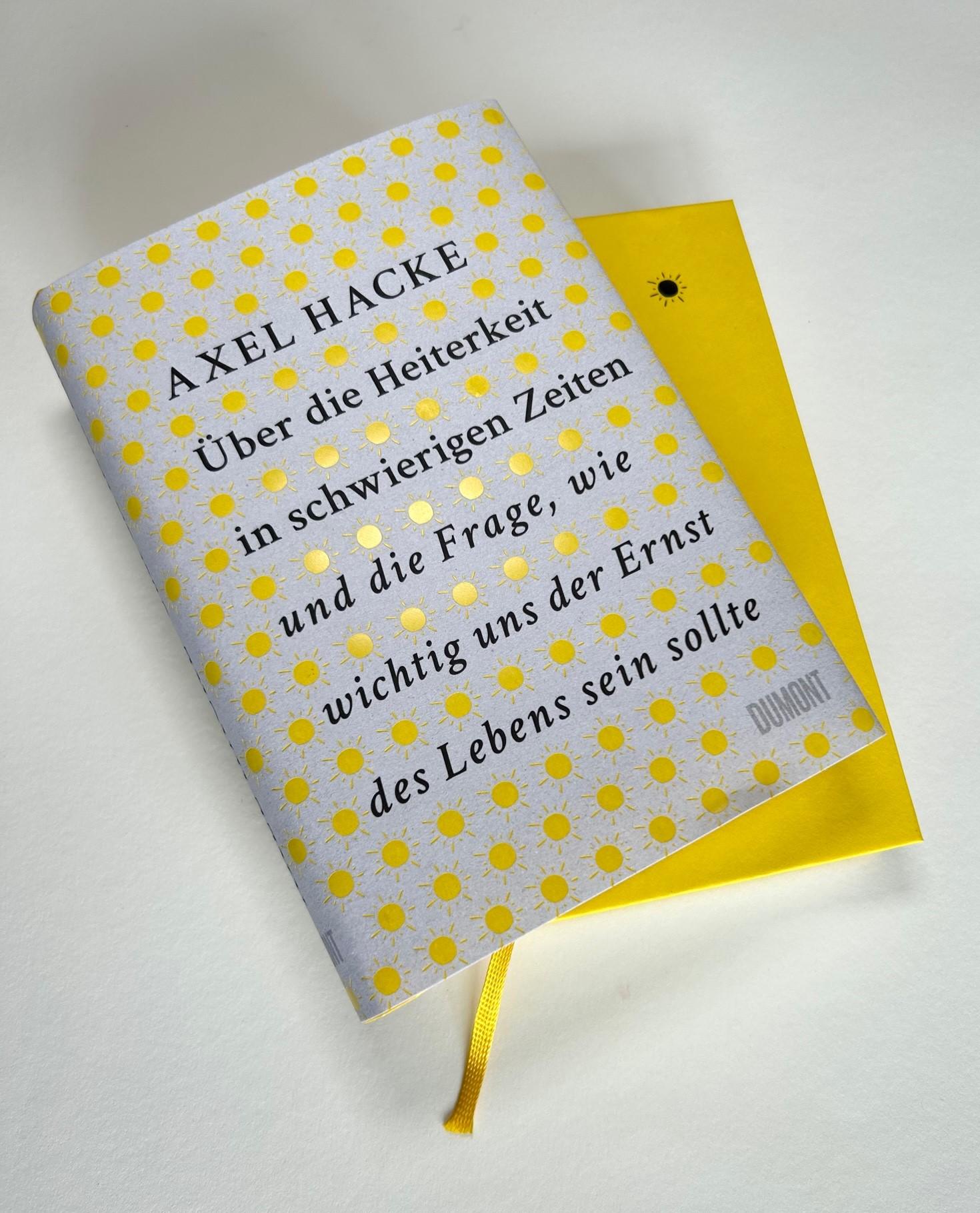 Beispielinhalt (Bild) Über die Heiterkeit in schwierigen Zeiten und die Frage, wie wichtig uns der Ernst des Lebens sein sollte