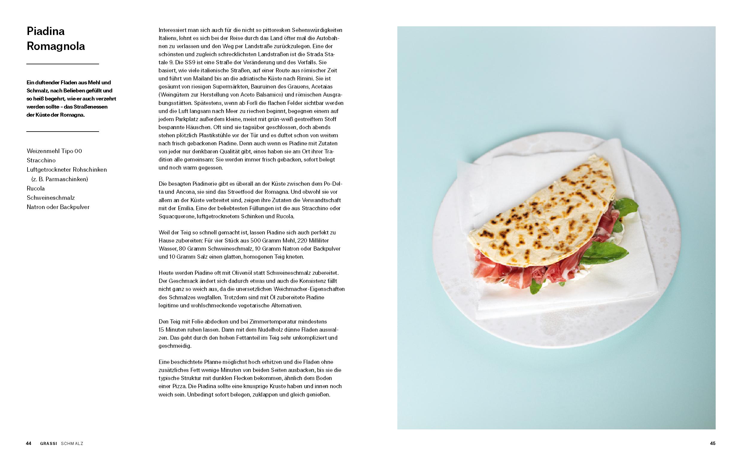 Beispielinhalt (Bild) Splendido. Italienische Produktkunde und Rezepte