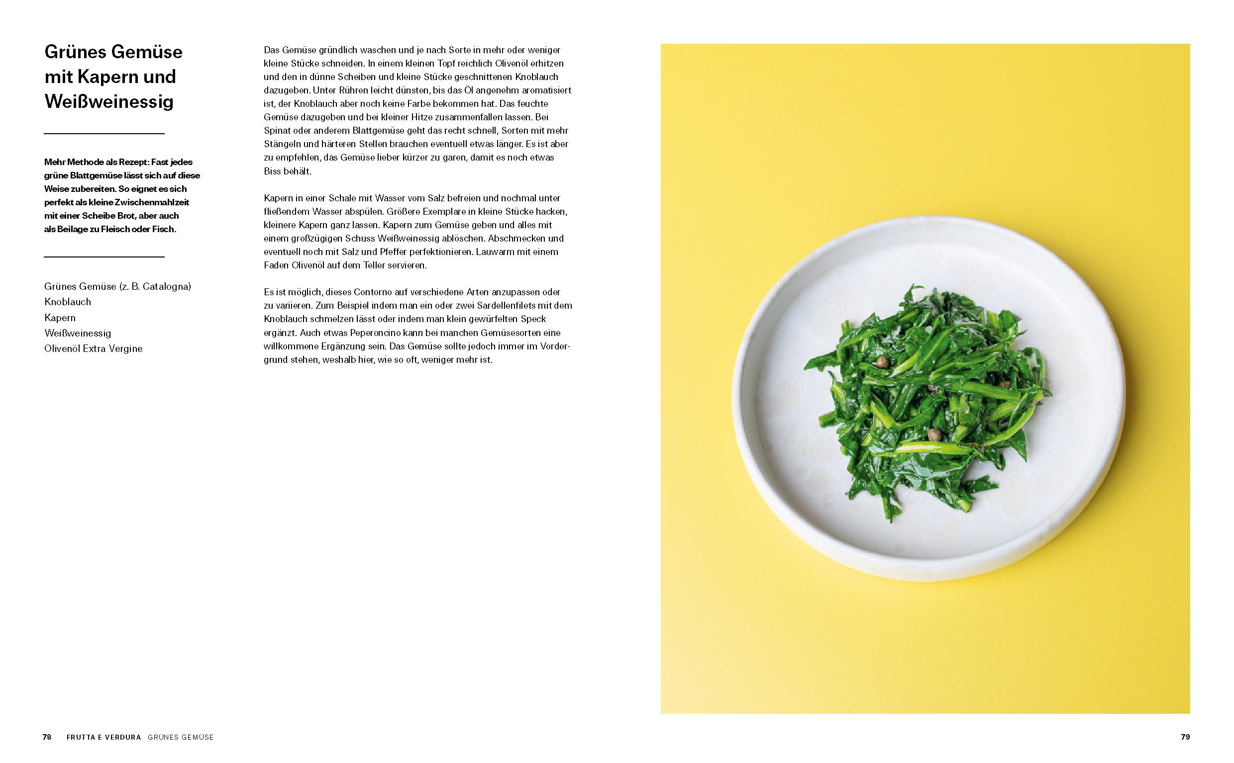 Beispielinhalt (Bild) Splendido. Italienische Produktkunde und Rezepte