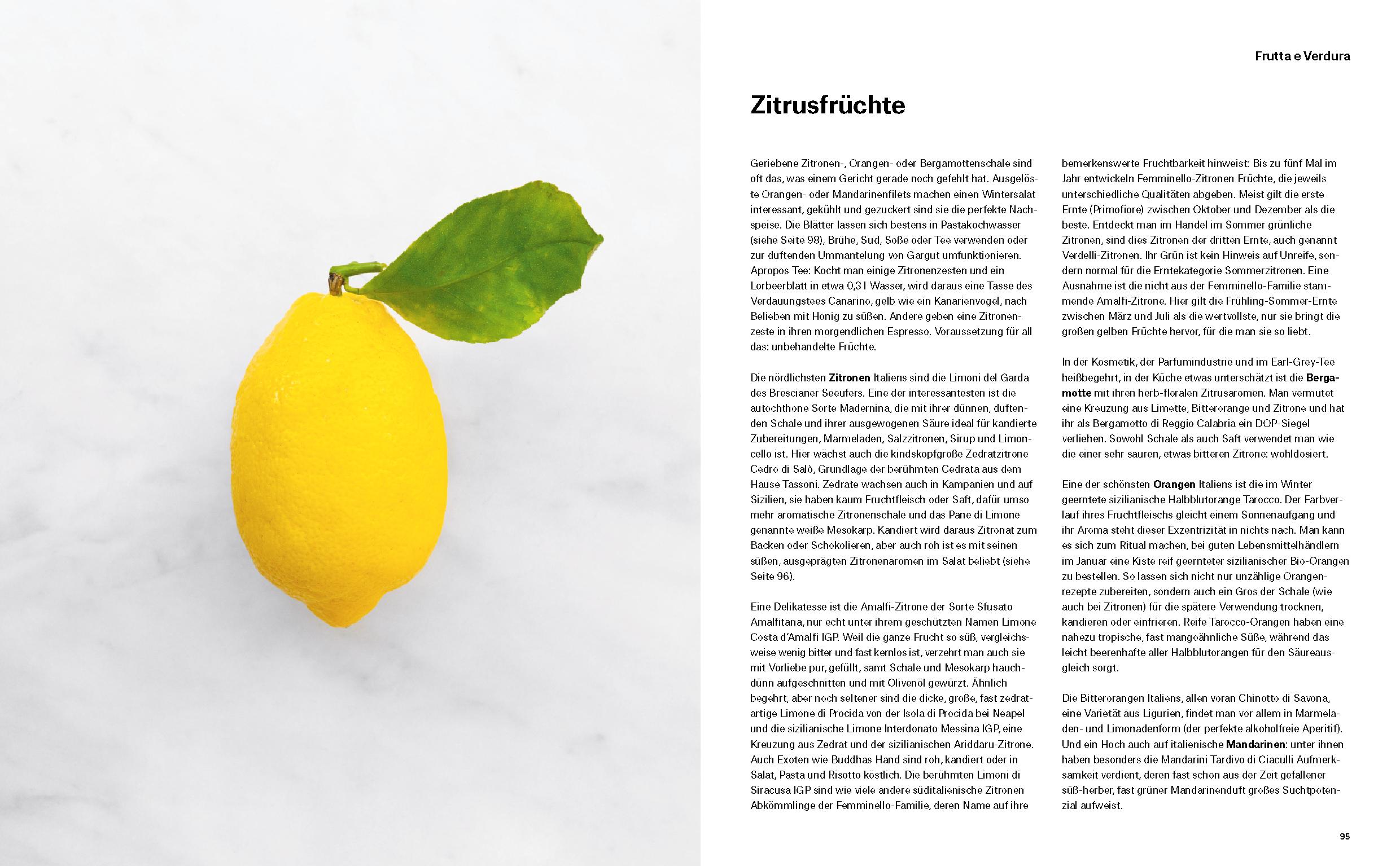 Beispielinhalt (Bild) Splendido. Italienische Produktkunde und Rezepte