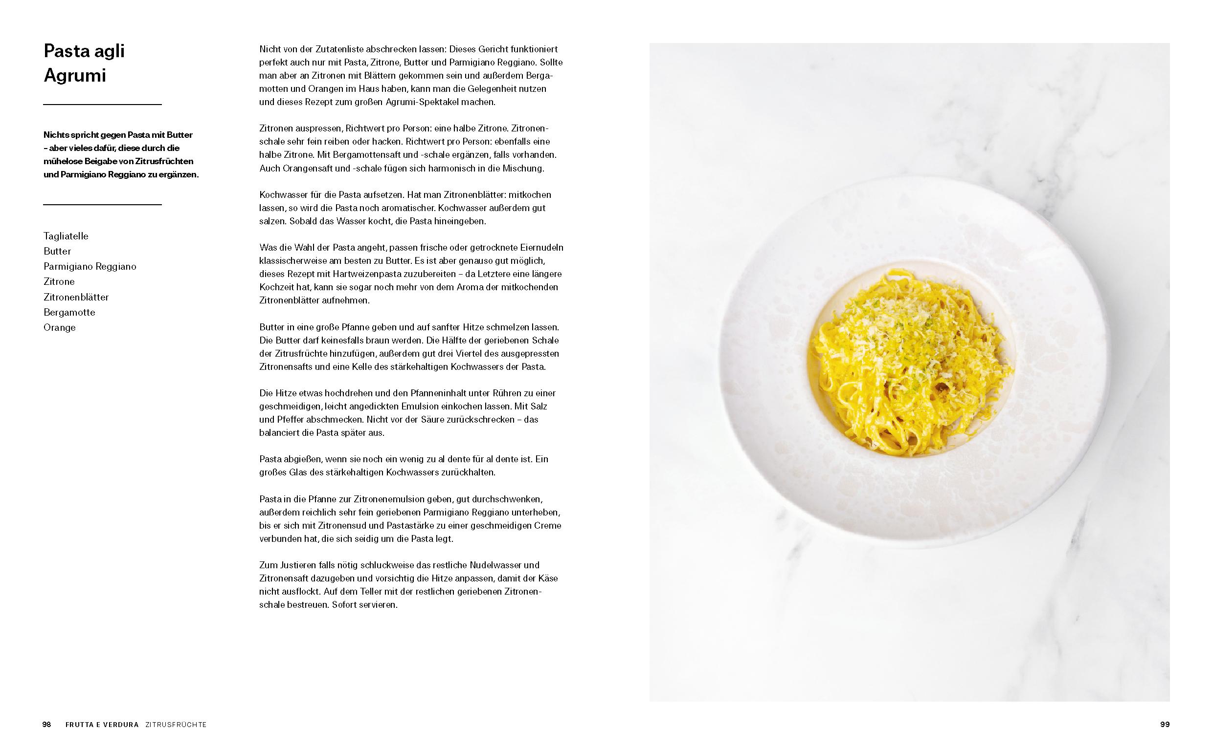 Beispielinhalt (Bild) Splendido. Italienische Produktkunde und Rezepte