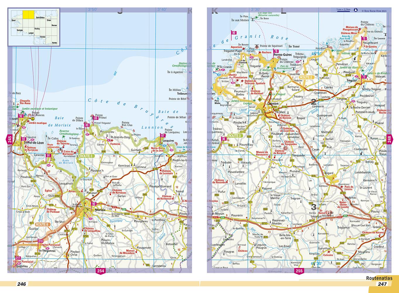 Beispielinhalt (Bild) Reise Know-How Wohnmobil-Tourguide Bretagne