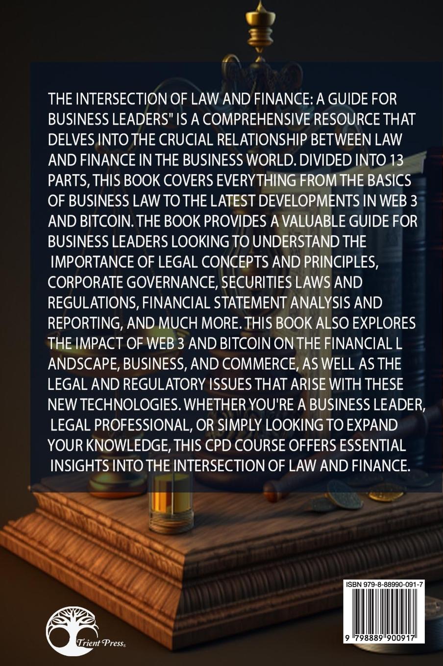 Rückseitencover The Intersection of Law and Finance