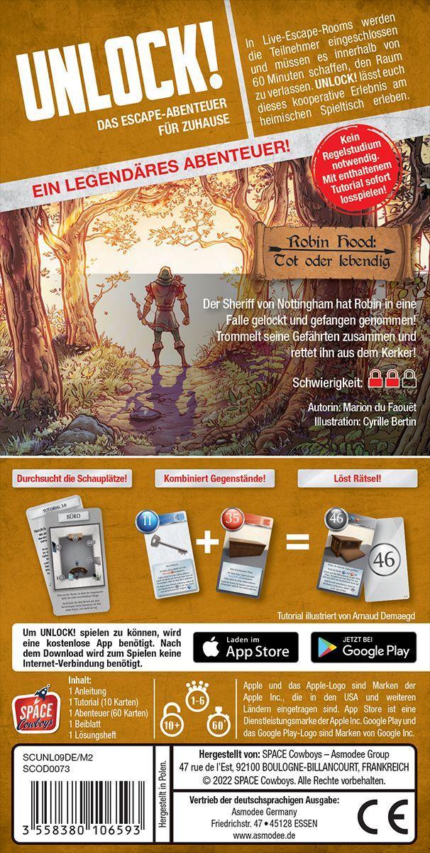 Beispielinhalt (Bild) Unlock! Robin Hood: Tot oder lebendig