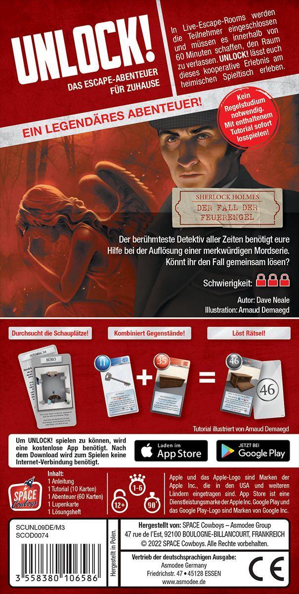 Beispielinhalt (Bild) Unlock! Sherlock Holmes: Der Fall der Feuerengel