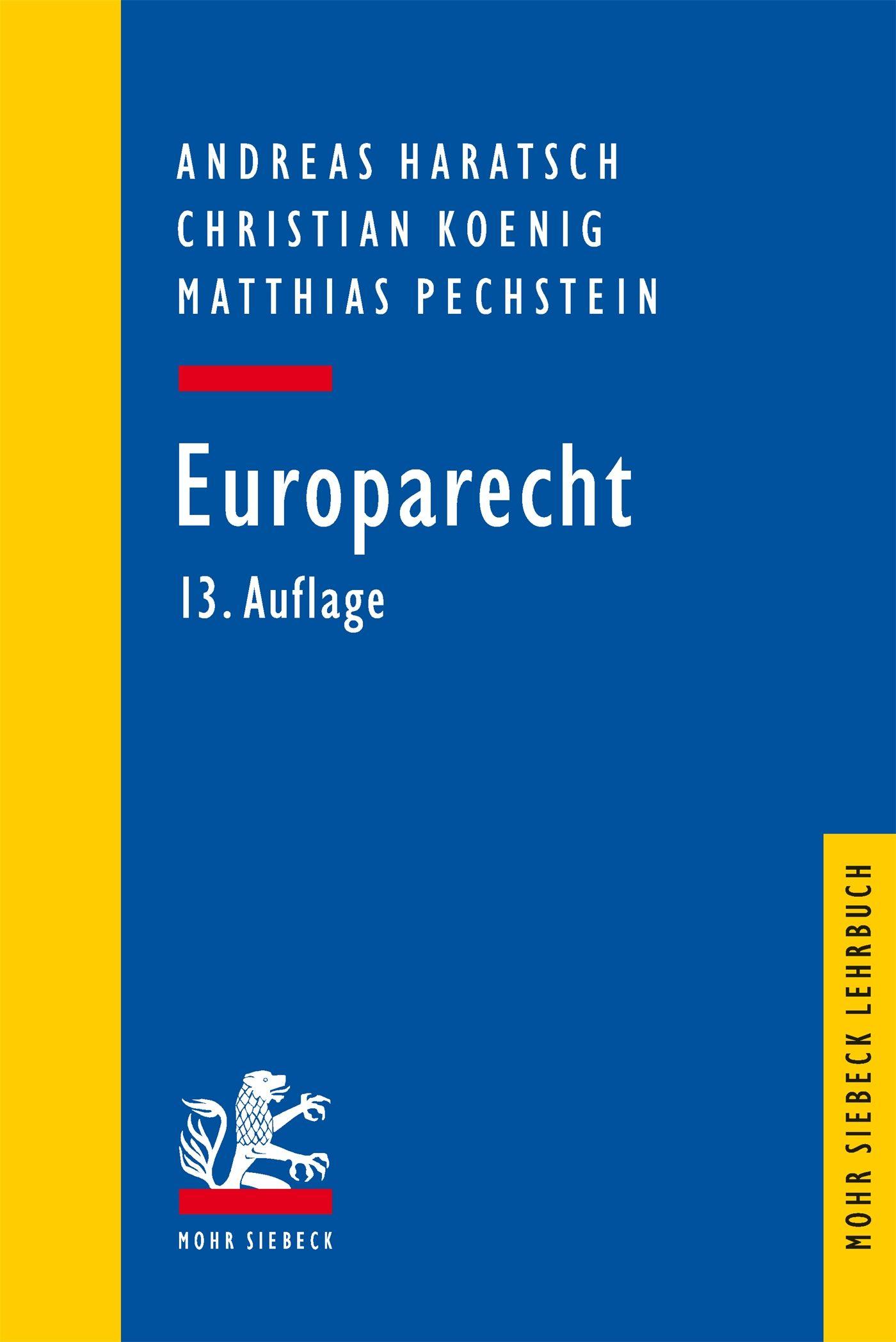 Vorderes Coverbild Europarecht