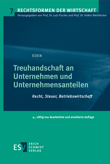Vorderes Coverbild Treuhandschaft an Unternehmen und Unternehmensanteilen