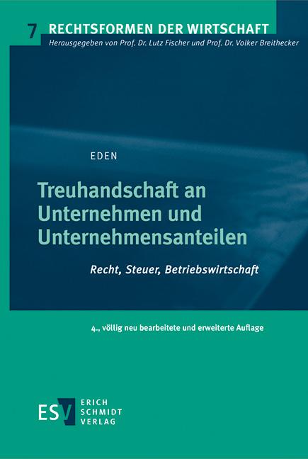 Vorderes Coverbild Treuhandschaft an Unternehmen und Unternehmensanteilen