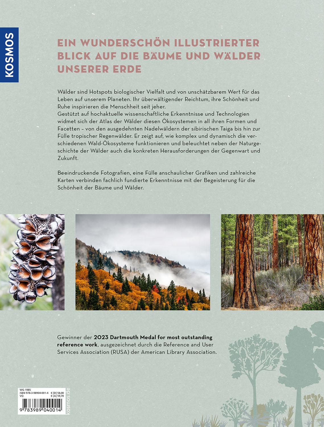 Rückseitencover Atlas der Wälder