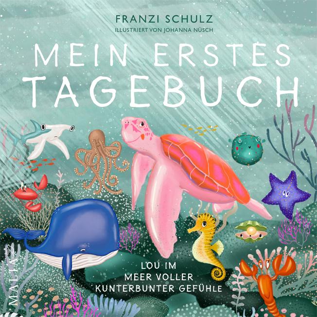 Vorderes Coverbild Mein erstes Tagebuch - Lou im Meer voller kunterbunter Gefühle