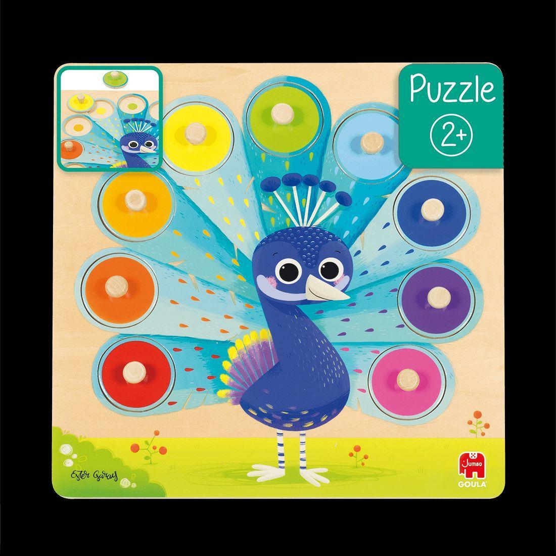 Vorderes Coverbild GOULA Pfaupuzzle