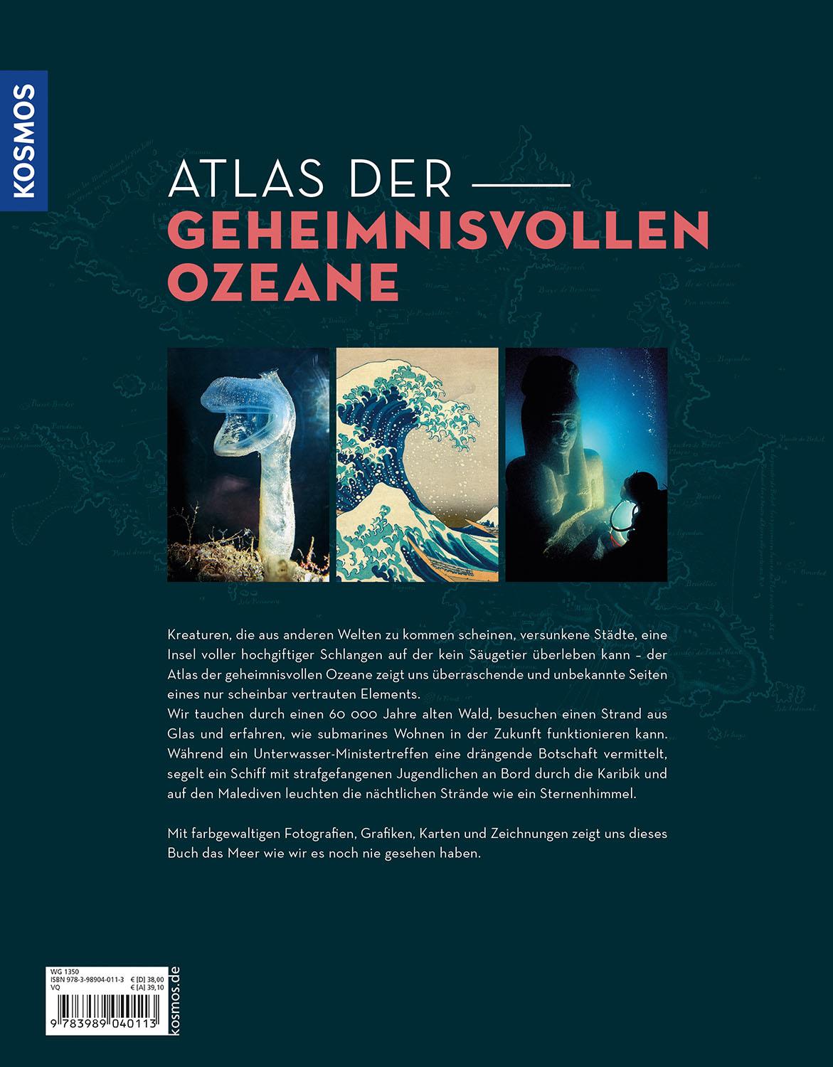 Rückseitencover Atlas der geheimnisvollen Ozeane