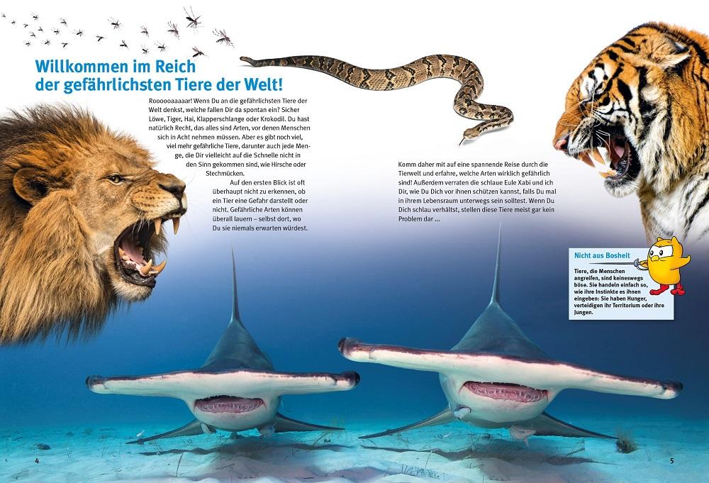 Beispielinhalt (Bild) Entdecke die gefährlichsten Tiere