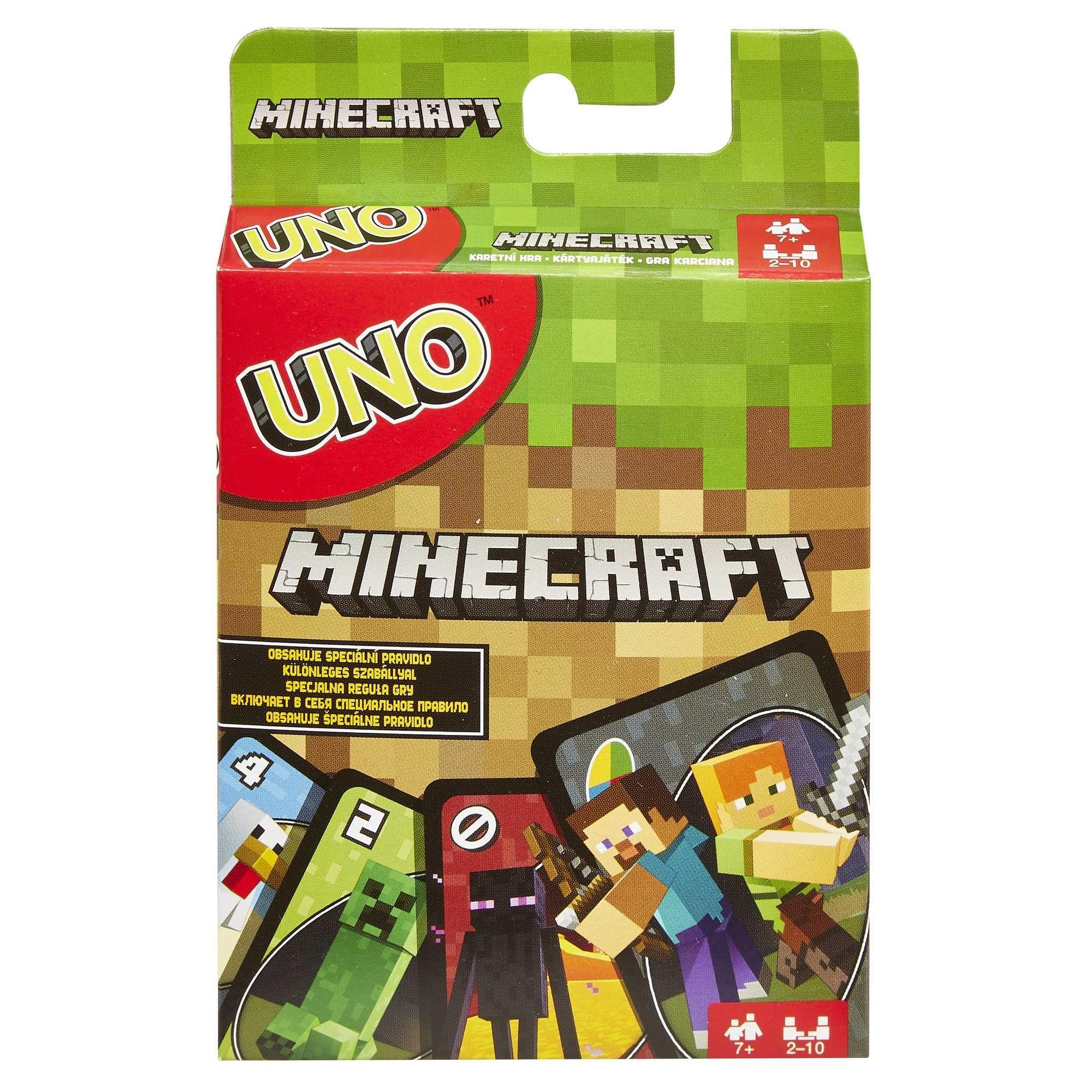 Vorderes Coverbild UNO Minecraft