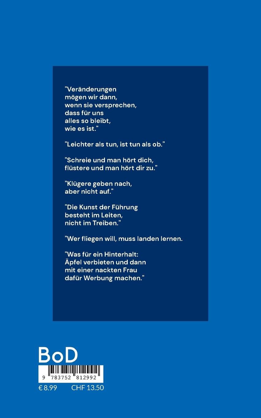 Rückseitencover Eigen und sinnig